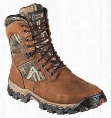 Rock Alphaforve 8' Waterproof Insulated Hunting Boots For Me - Brown/mossy Oak Break-up Infinity - 10.5m