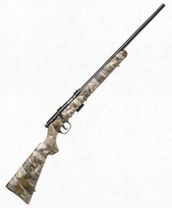 Savage 93r17f W/heavy Blue Barrel & Realtree Hihvdefiniton Camo Stock Rife