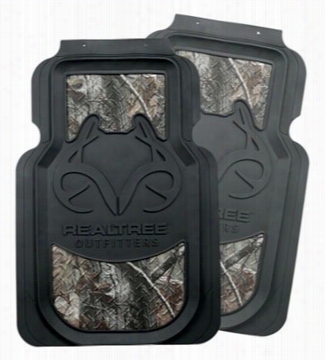 Skgnature Automotive Realtree Outfitters 3-d Floor Mag - Set Of 2