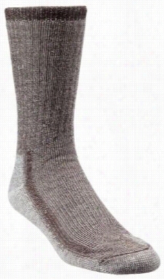 Smartwool Hiking Crew Socks For Men - Dark Brown - L