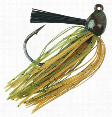 Strikke King Bitsy Fip Jig - 1/4 Oz  - Green Crawfush