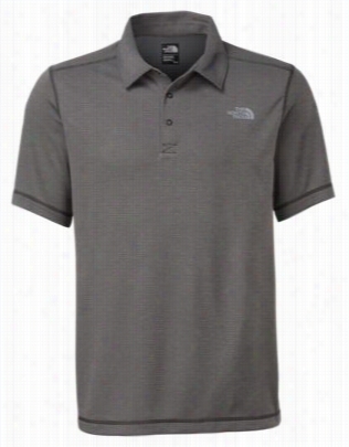 The North Faceh Orrizon Polo For Men - Asphalt Grey Stripe - L