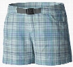 Columbia Cross On Over II Plaid Shorts for Ladies - Miami Plaid - 8