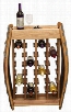 Napa East Collection Wine Barrel 24-Bottle Narrow Wine Rack