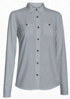 Under Armour Coolswitch Thermocline Amalgam Long Sleeve Shirt For Ladies - Amalgam Gray - L