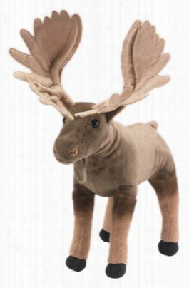 Wildlife Artists Conservation Critters Plush Stuffed Moose Toy