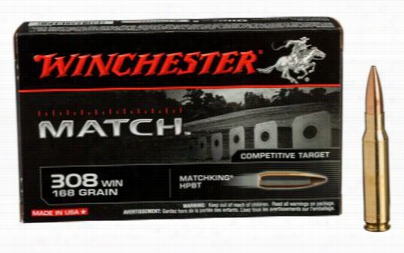 Winchester Match Target Centerfire Rifle Ammo - .223 Remington - 69 Grain