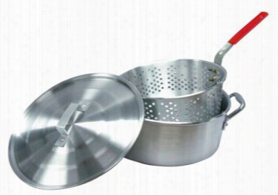 10.5-quart Aluminum Pan And Basket