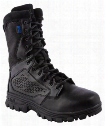 5.11 Tactical Evo Waterproof Side-ziip  Duty Boots For Men - Black - 10.5m