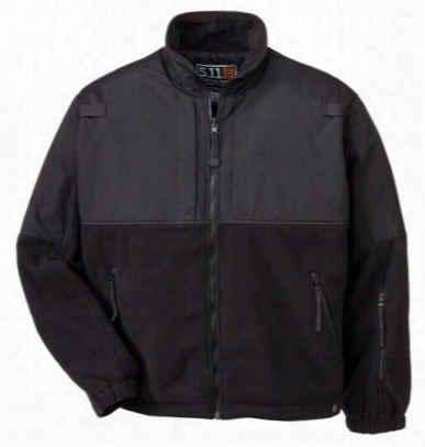 5.11 Tactical Tactical Fleece Jacket5 For Men - Black - Xs