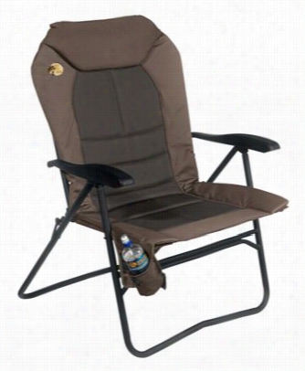 Big Outdoorsman Hard-arm Recliner Fold-up Chair