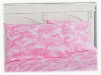 Browning Bcukmark Pink Camo - Sheet Set - Twin