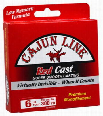 Cajun Line Caju Red Cast Premium Monofilament Line  14 Lb. Discriminative Characteristic