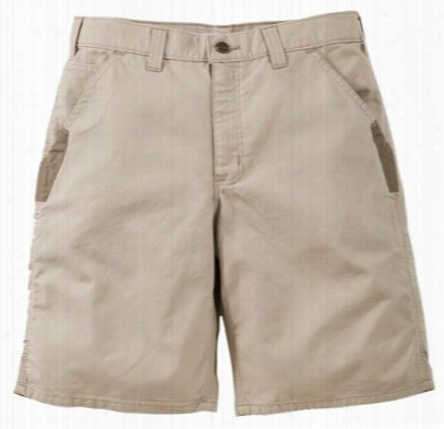 Carhartt Iconic  Canvas Work Shorts For Men - Tan - 32