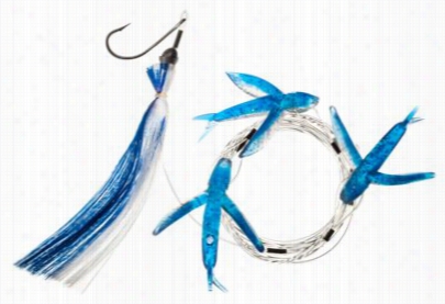 Carolina Lures Lutimate Ballyhoo Rig - Blue Silver