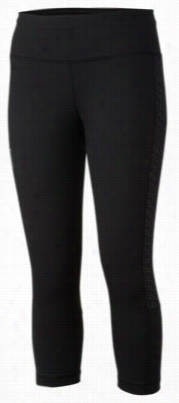 Columbia Trail Flash Capri Pants According To Ladies - Black - L