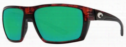 Costa Hamlin 580g Polarized Sunglasses -- Tortoise/greenmirror