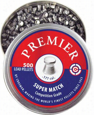 Crosman Premier .177 Caliber Super Rival Pellets - 500 Count