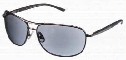 Extreme Optiks Conquer Polarized 400 Sunglasses - Shiny Dark Gunmetal/smoke