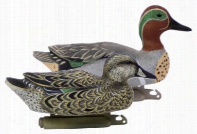 Higdon Decoys Standar Green W1ng Teal Duck Deoys