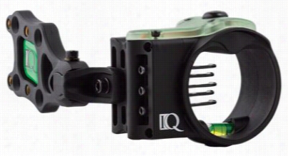 Iq Bowsigths Ultra Light 5-pin Bow Sight - Black/green - Right Index