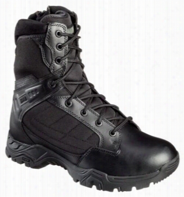 Magnum Answer Ii 8.0 Side Ziip  Tactical Boots For Men - Black - Medium - 10.5