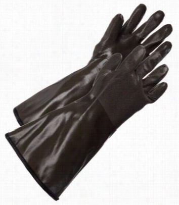 Midwest Glooves Pvc Coated Lined Thinsulate Allure Gloves For Men - Brown