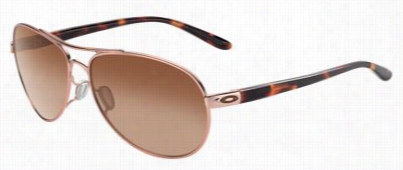 Oakley Feedback Sunglasses For Ladies - Rose Gold/vvr50br Own Grqdient