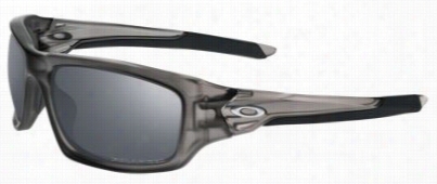 Oakley Valve Polarized Sunglasses - Matte Grey Smoke/black Mirror