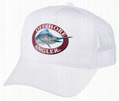 Offshore Fisherman Mesh Cap - White