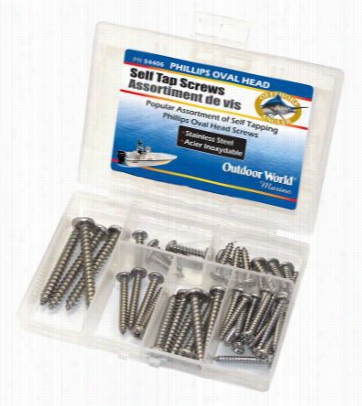 Offshorw Angler Self-tapping Phillips Oval Head Screw Kit