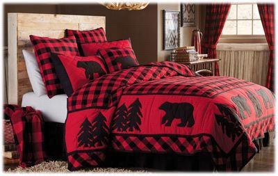 Park  Designs Buffalo Check Bedding Colelction Bedskirt - Queen