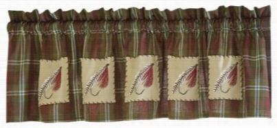 Park Designs Lined Fly Fishing Valance