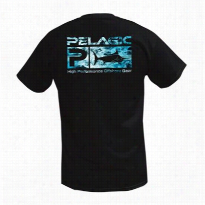 Pelaic Coral Amo Deluxe T-shirt For Men - Coral Camo Black - L