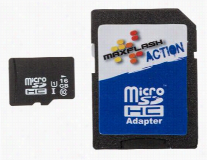 Prime Memory Solutions Maxflash Action Microsd Card - 16 Gb