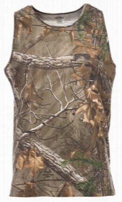 Redhead Camo Tank Top For Men - Realtteee Xtra - L