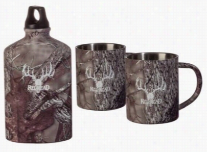 Redhead Rtuetimber S Tainless Steel Mug And Flask Gift Pack