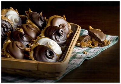 Savannah's Candy Kitchen Assorted Chocolate T Urtles Gift Baske