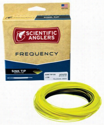 Scientific Anglers Frequency Sink Tip Fl Line - Yelloow/dark Green - 5 Line Weight