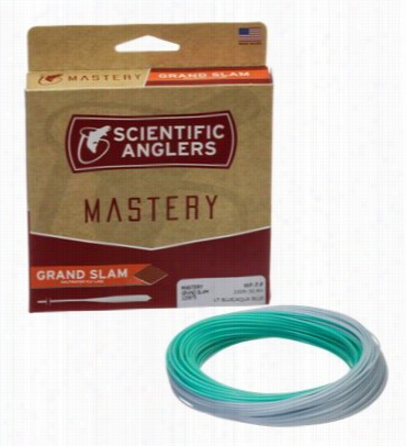 Scientific Anglers Mastery Grand Slam  Fly Line - L1ght Blue/aqua - 11 Line Weight