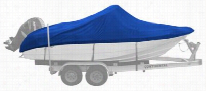 Seect Fit Hurricane Boat Covers  For Center Console Models With Bow Rail - Blue  - 16'6' To 17'5'