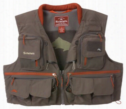 Simms Guide Fishing Vest - Greystone - Xl