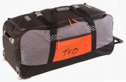 Tfo Rolling Large Cargo Bag - Black/gray/orange