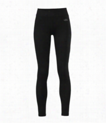 The North Face Pulse Tights For Ladiss - Tnf Black Print - L