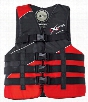 XPS Nylon Life Jacket - Red/Black - L/XL