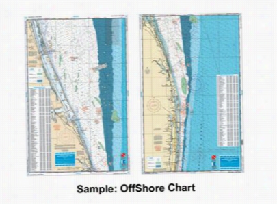 Waterproof Offshore Fishing Charts For Florida - Model 19f