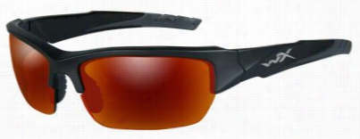 Wiley X Changeable Esries Wx Vlaor Polarized  Sunlgasses - Black 2 Tone/crimson Mirror