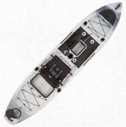 Ascend Fs 128t Sit-on-top Angler Kayak - White/black