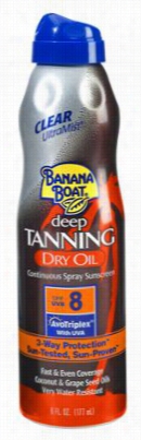 Banana Boat Ultrami St Deep Tanning Dry Oil - Spf8