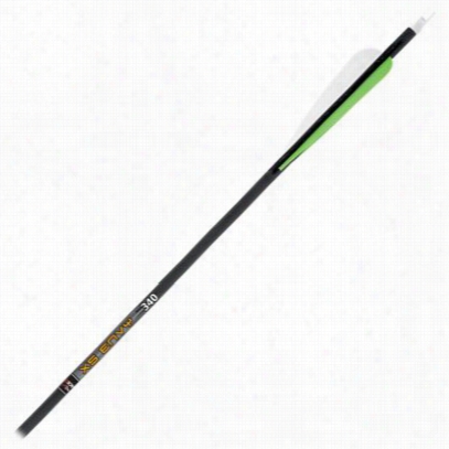 Blackout X5 Envy Carbon Arrows - 4" Ves - 340 Shaft - 6 Pack